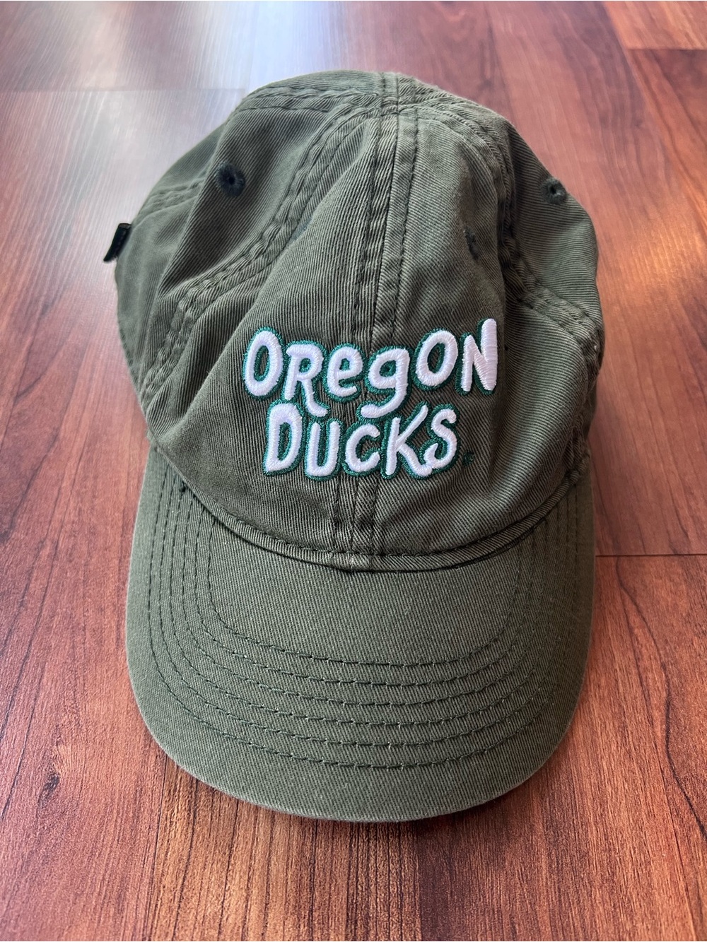 Oregon Ducks Olive Green Kids Youth Embroidered Baseball Cap